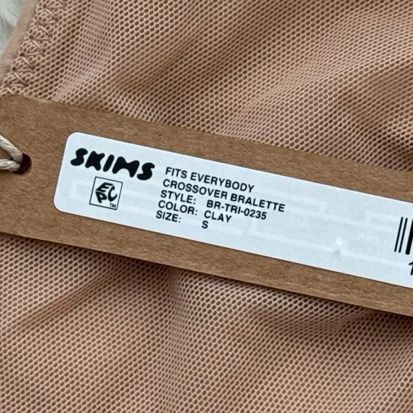 Skims Fits Everybody Crossover Bralette Clay Size Small - Image 7
