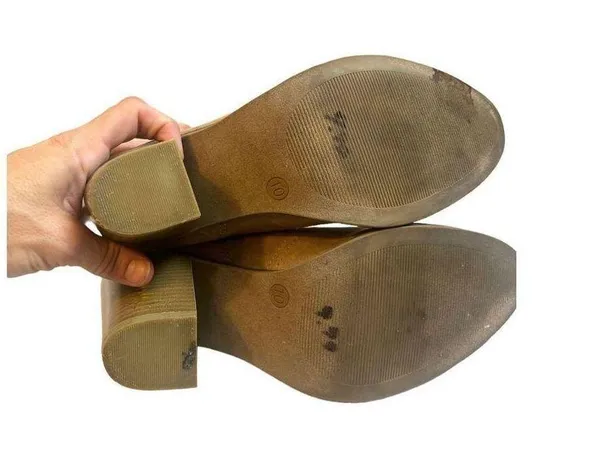 ankle boots textile upper size 10 tan boots - Image 6