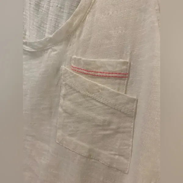 Anthropologie oversized White Tank - Size Small - Image 2