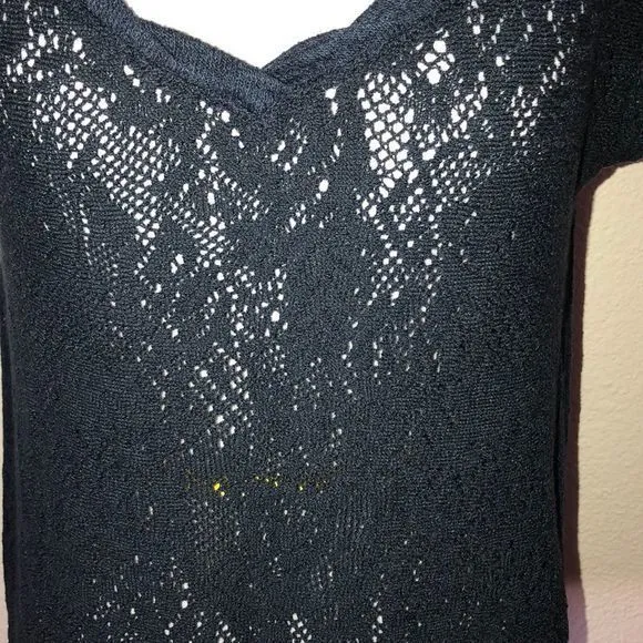 5/$30 🎈 Hollister small lace‎ navy blue top - Image 2