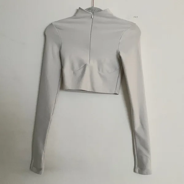 Alo Yoga Airlift Winter Warm Ski Time Long Sleeve Ivory XS - Image 2