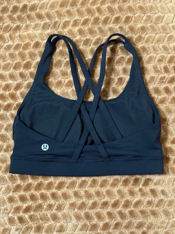 Lululemon Energy Sports Yoga Athletic Bra Black Size S 4 B/C Cup - Image 3