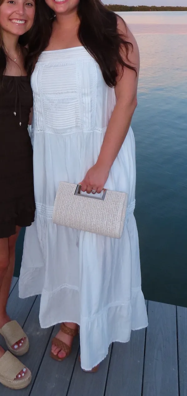 White long dress Size M - Image 3