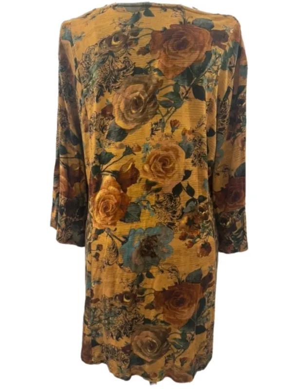 Soft Surroundings XL Floral Embroidered V-Neck‎ Tunic Top Hippie Boho - Image 7