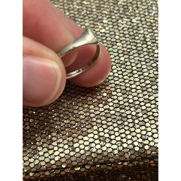 925 sterling silver size 4 0.96g ring band - Image 4