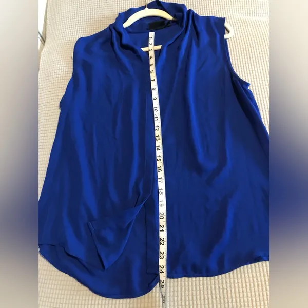Apt 9 XL royal blue sleevles Blouse - Image 6