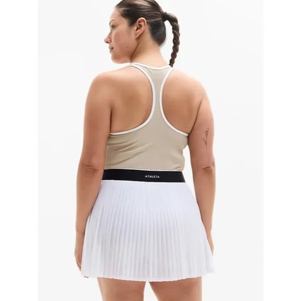 Athleta LP Power Serve Tank Dress Tennis Large Bright White Petite - Image 5