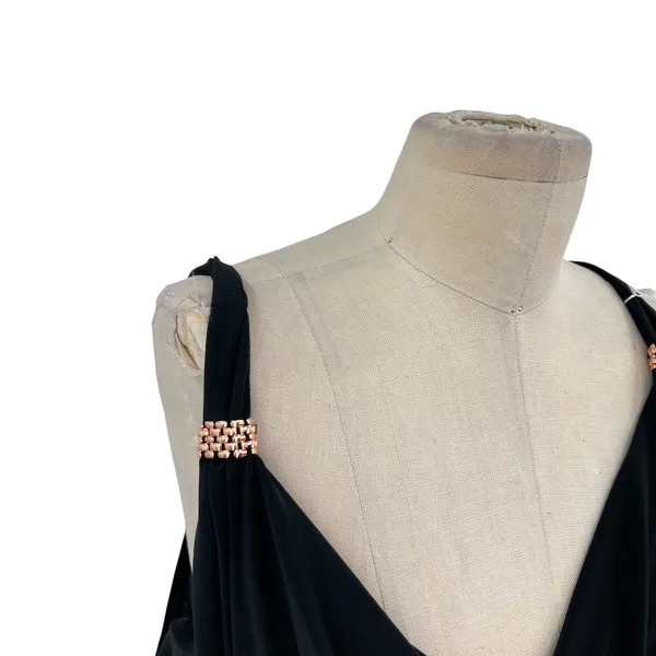 Miraclesuit Luxe Tankini Underwire Top Swim Gold Black Size US‎ 16 - Image 6