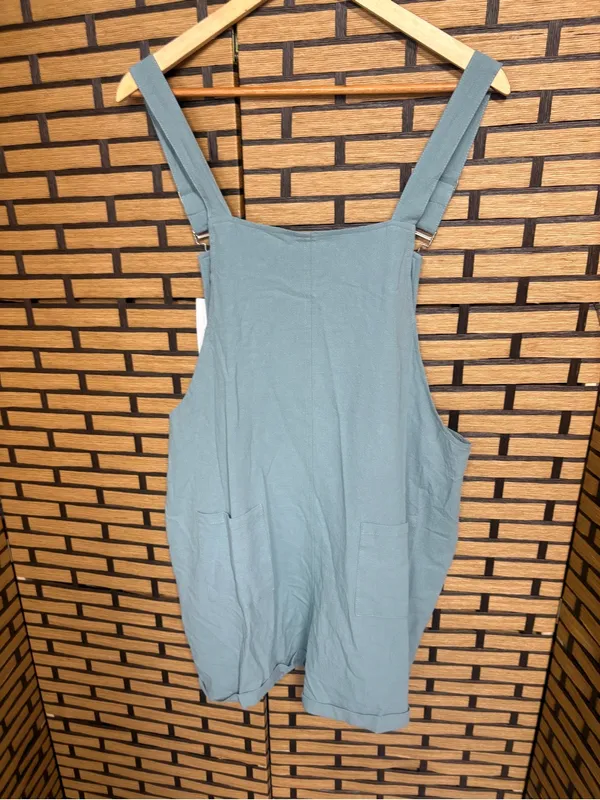 Blue/gray romper size large Blue - Image 2