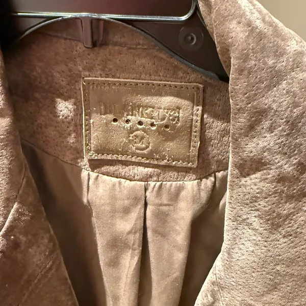 Blank NYC Chocolate Suede Jacket - Image 3