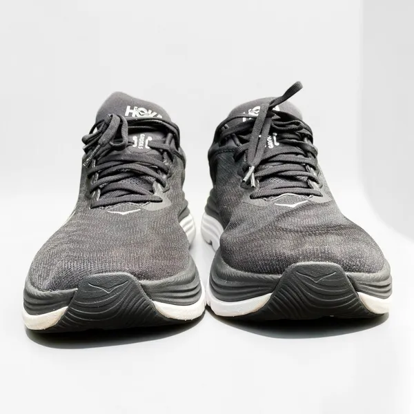 Hoka Gaviota 5 Wide Womens 11D Black White Stability Running Shoes 1134270 BWHT - Image 5