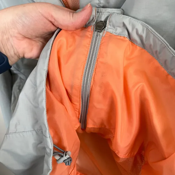 The North Face Womens Grey Hyvent Hooded Soft Shell Windbreaker Jacket M tb5m - Image 8