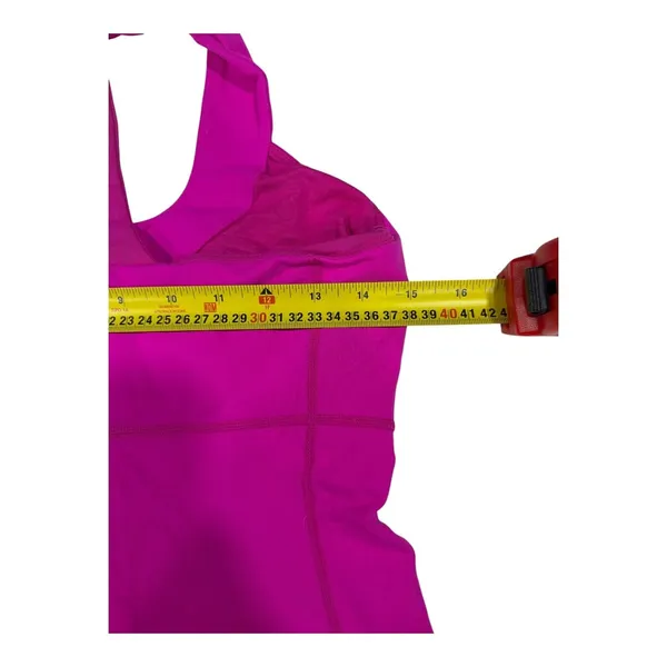 Lululemon Athletic Tank Top Racerback Magenta Size 8 - Image 3