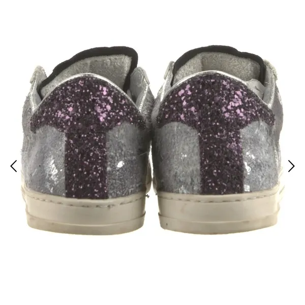 P448 John Cola Sneakers – Silver & Plum Glitter (EU 37 / US 7) - Image 5
