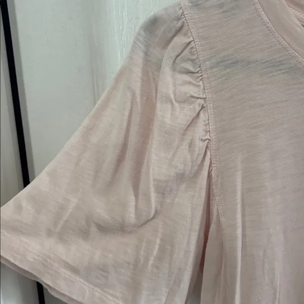Evereve Blush Puff-Sleeve Crewneck Tee - Image 3