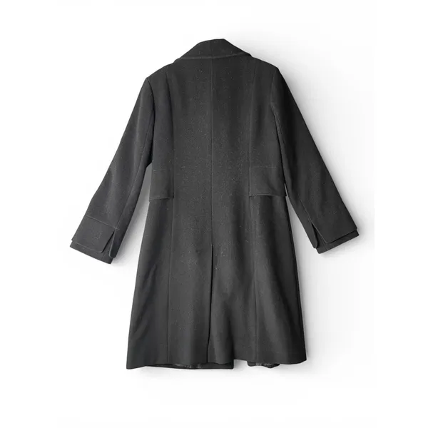 Jones New York Women Black Wool Blend Car Coat Overcoat JWMA9143 Size 14‎ - Image 4