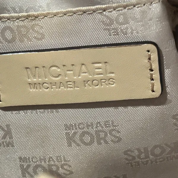 Michael Kors Burnt Orange Leather Tote with Tan Straps - Image 12