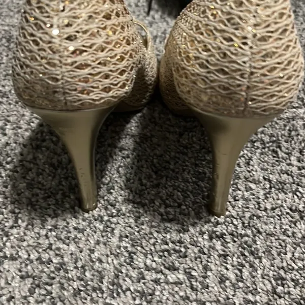 Audrey Brooke - Gold Sparkle Heels - 8 - Image 4
