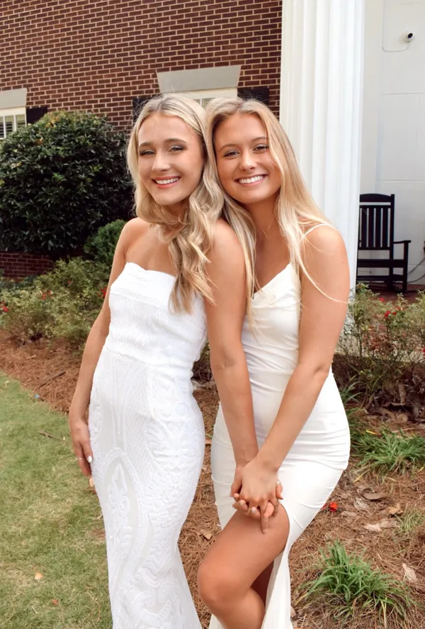 Lulus White Sequin Maxi Dress - Image 4