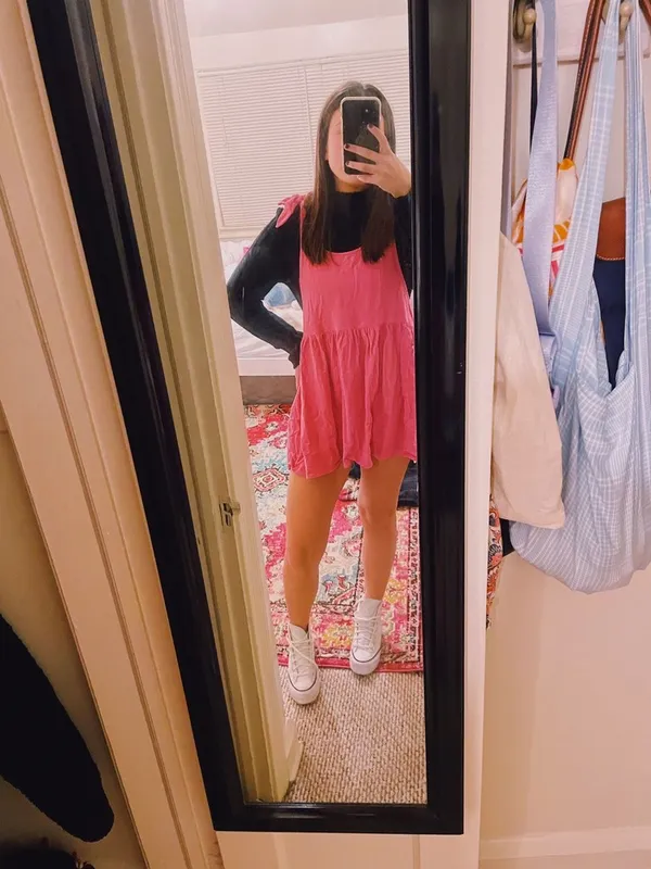 PacSun LA Hearts Tie Strap Babydoll Mini Dress - Image 6