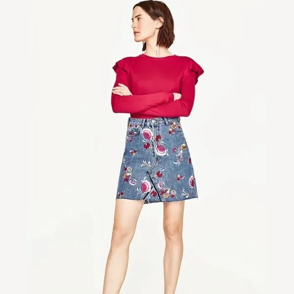 ✨ SWEATER WITH SHOULDER FRILL✨ - Image 3