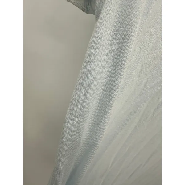 Athleta Women‎ Cloudlight Hybrid Tee Sky Blue Mesh Modal T-Shirt Size M BS6 - Image 5