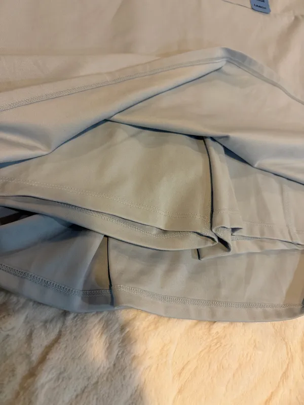Gapfit Ladies Active Tank Tennis Dress With Hidden Biker Shorts, Sz L Light Blue. NWT . - Image 10