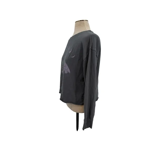 Spiritual Gangster Moon Dream‎ Mazzy Pullover Sweatshirt Gray Celestial Medium - Image 6