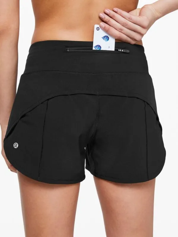 Lululemon speed up shorts black 4 long - Image 2