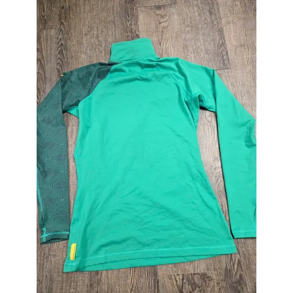 Nike Pro Hyper warm Half-Zip Training Top Livestrong Green Long Sleeve Large - Image 6