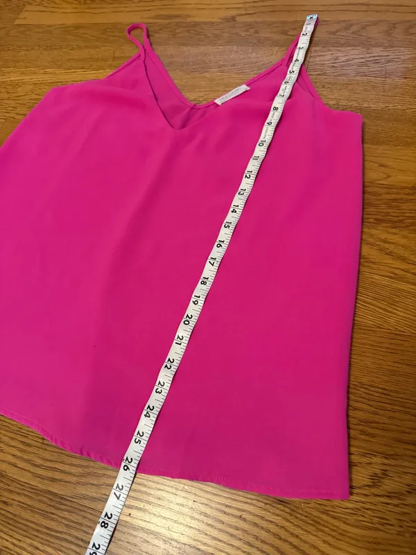 Milk and Honey Pink V-Neck Spaghetti Strap Women's Top size M - Image 5