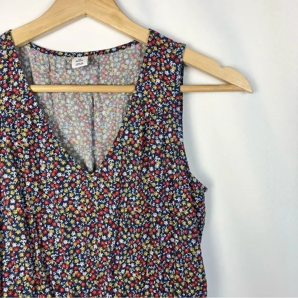 Old Navy Petite Navy Blue Colorful‎ Ditsy Floral Mini Dress XSP - Image 3