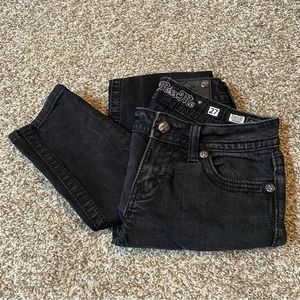 MISS ME Black Skinny Jeans in Size 27 - Image 9