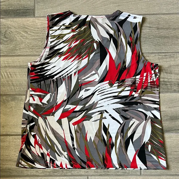 Jones Studio Graphic Black and White Blouse - Image 5