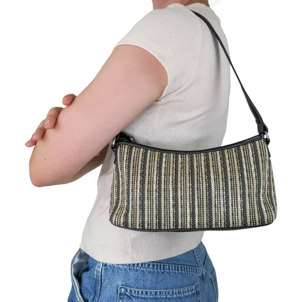Vintage 90s Relic Woven Shoulder Bag - Image 2