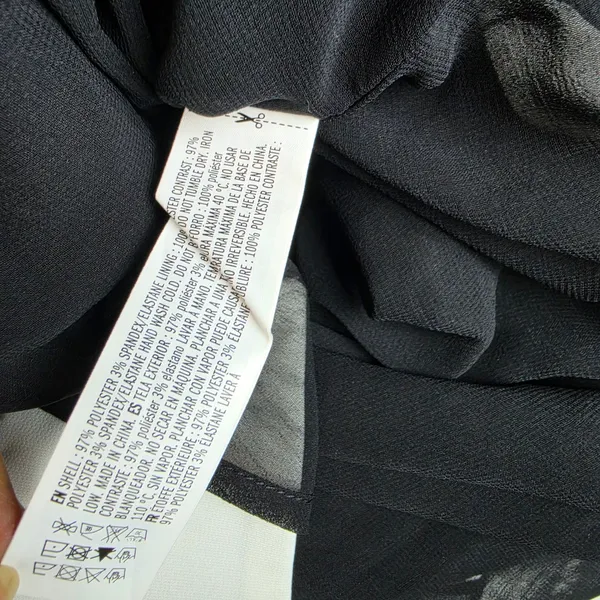 Anthropologie English Factory NWT 41P Black White Colorblock Collared Shift‎ Mini Dress XS - Image 6