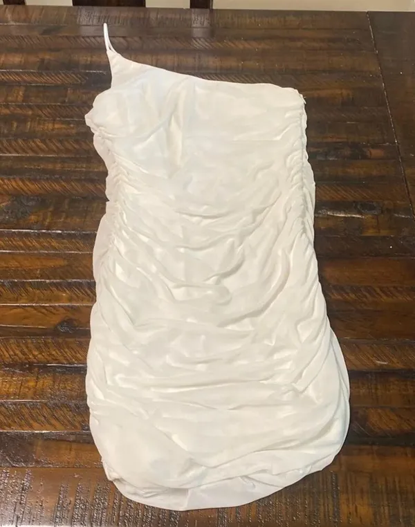 Princess Polly White Mini Dress - Image 3