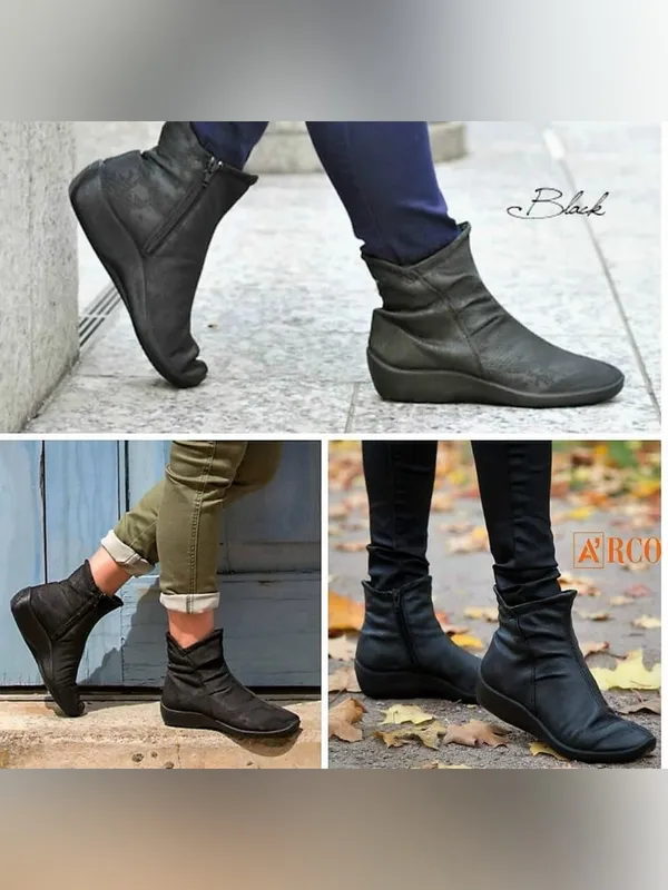 Arcopedico Paluma Ankle Boots Womens 36 Black Modest Lightweight Shoes L19 - Image 13