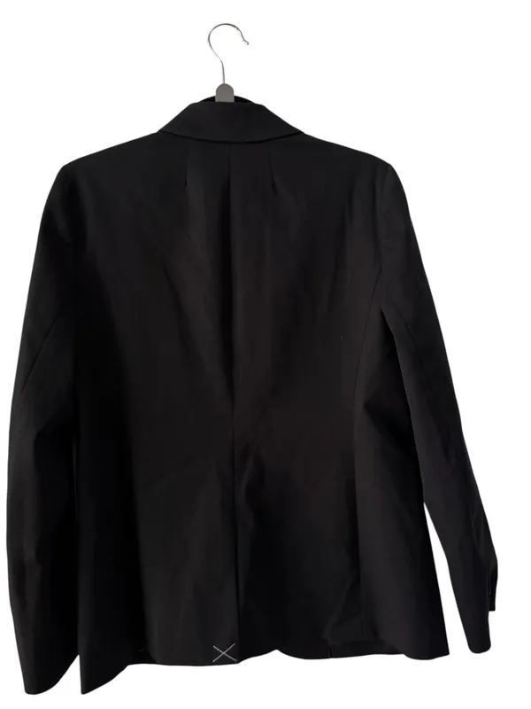 J.Crew Parke Bi-Stretch Cotton Blend Black Blazer Jacket Size 12 - Image 3