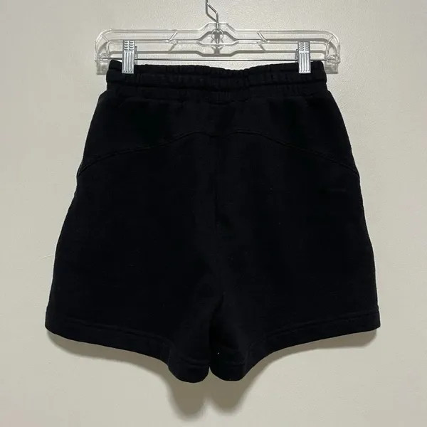 Sweaty Betty Black Essentials High‎ Waist Longline Sweat Shorts Size XS - Image 5