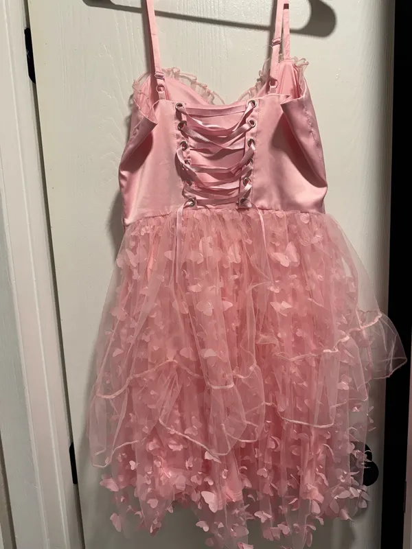 Hot Topic Pink butterfly dress - Image 2