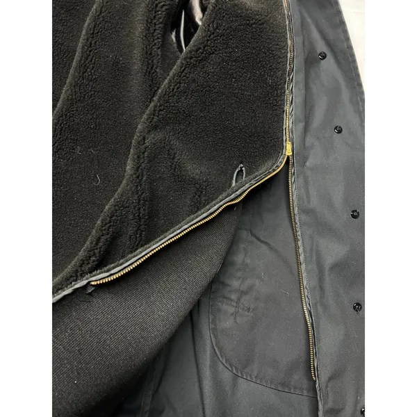 US Navy DCSP Quarterdeck Trench Coat‎ Womens 16L Black Removable Liner EUC - Image 4