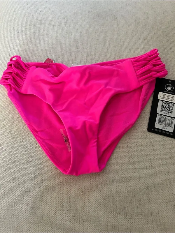 BODY GLOVE SMOOTHIES RUBY SWIM BOTTOM - BUBBLE GUM, Size Small, NWT - Image 3