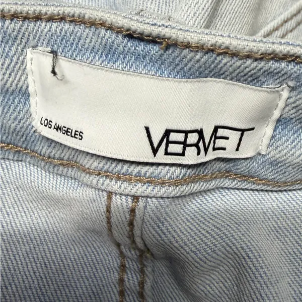 Vervet Blue 90s Vintage Straight Jean‎ light wash women’s size 26 - Image 5