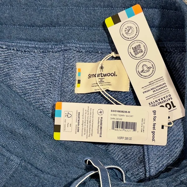 Women’s Smartwool Reclaimed Terry Short Size M NWT - Image 6