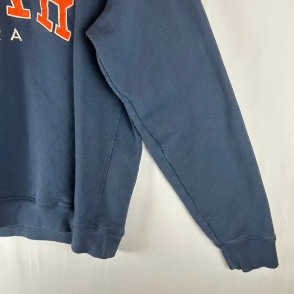 By Parra Womens Blue Orange Educational Crewneck Sweatshirt Large - Image 8