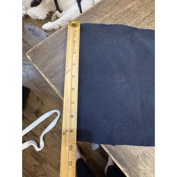 Veronica Beard navy blue wide-leg jacquard trousers Size 4 - Image 12