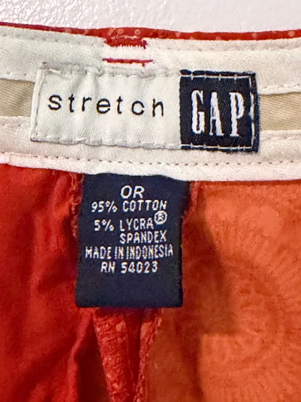 Gap Orange paisley pant - Image 4