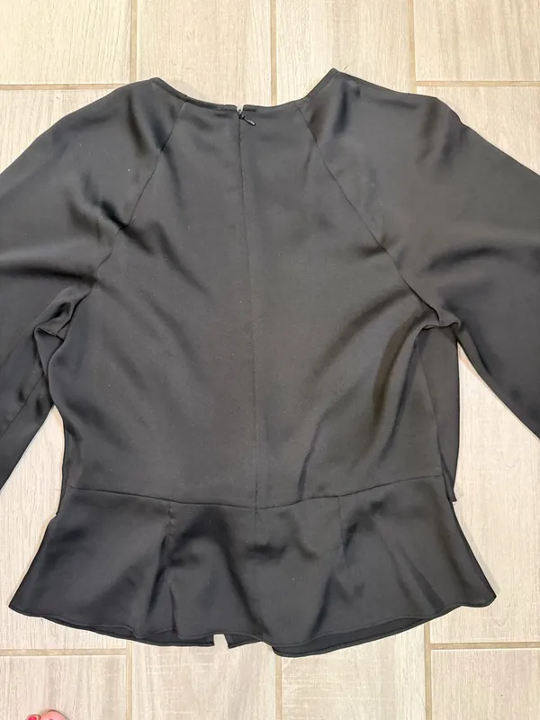 Vince Camuto Black Knot-Front Blouse - Image 7