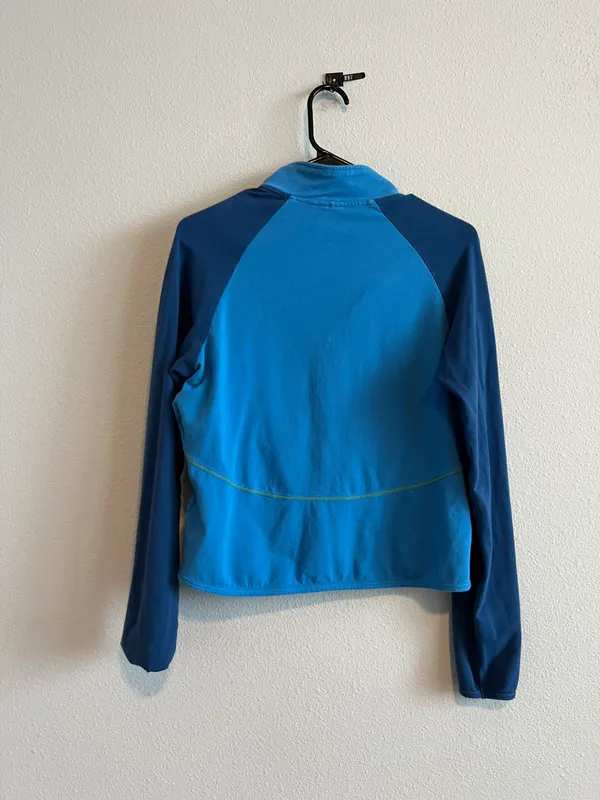 Nike Blue  full zip fitted jacket - Image 3